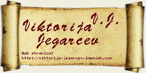 Viktorija Jegarčev vizit kartica